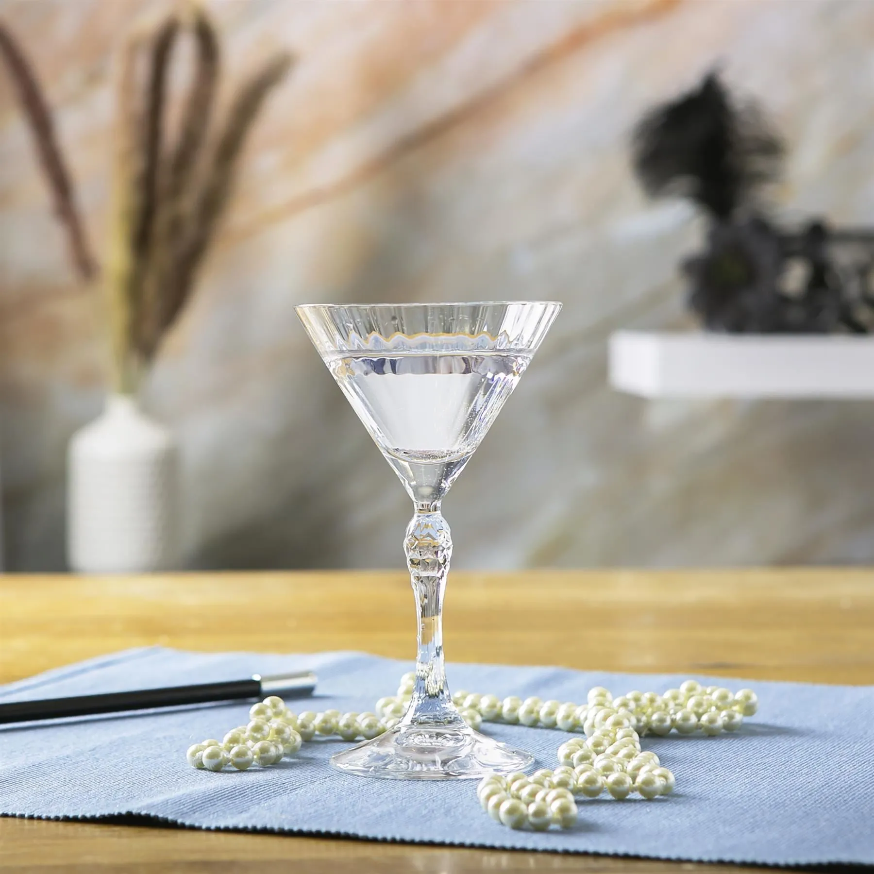 155ml America '20s Martini Glasses - Pack of Six - By Bormioli Rocco