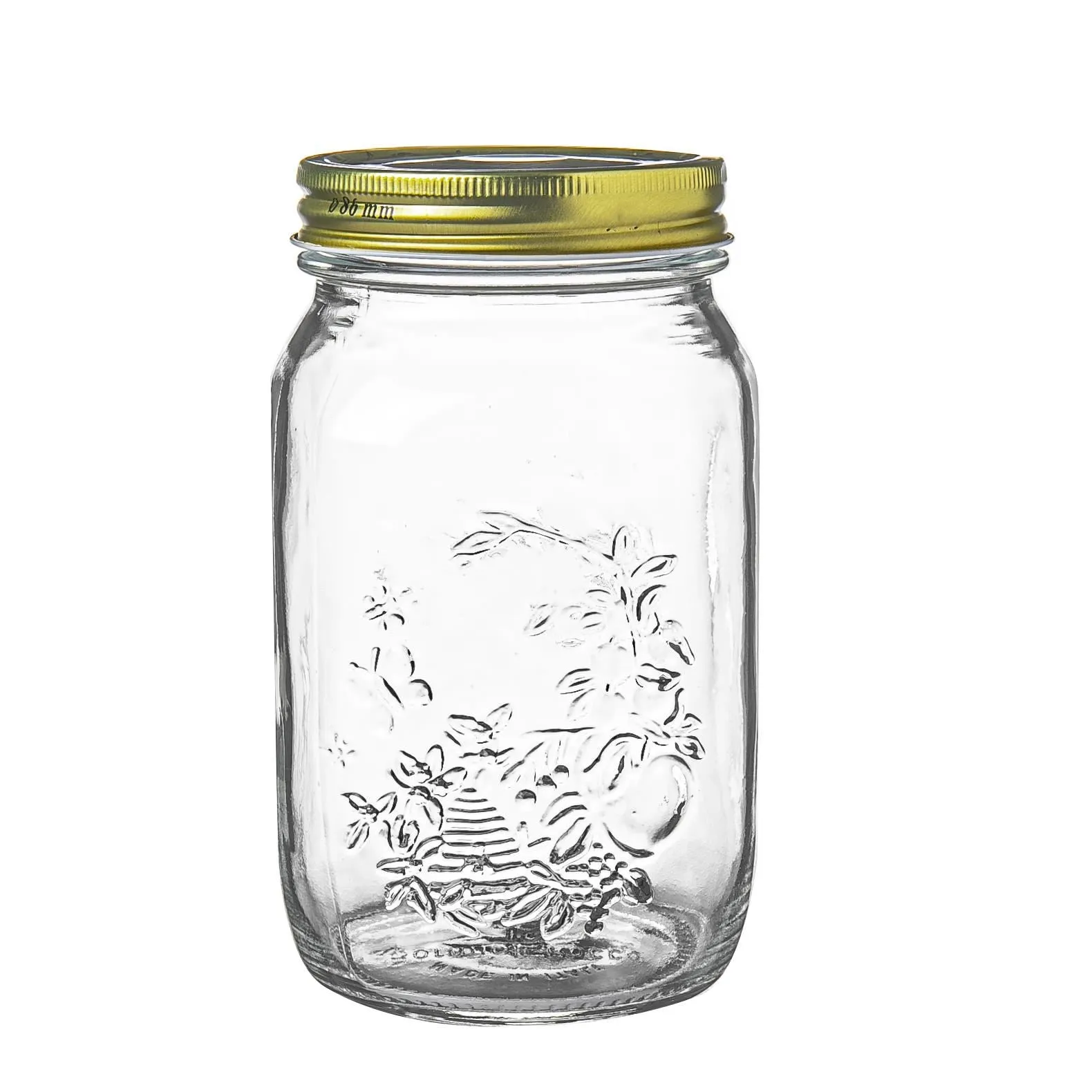 1L Quattro Stagioni Glass Food Preserving Jar - By Bormioli Rocco