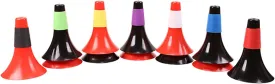 Agility Training Cone Indoor and Outdoor Colored Sports Cones, Football Training Auxiliary Multifunctional Obstacle Cone (Color : Black2, Size : 5pcs)