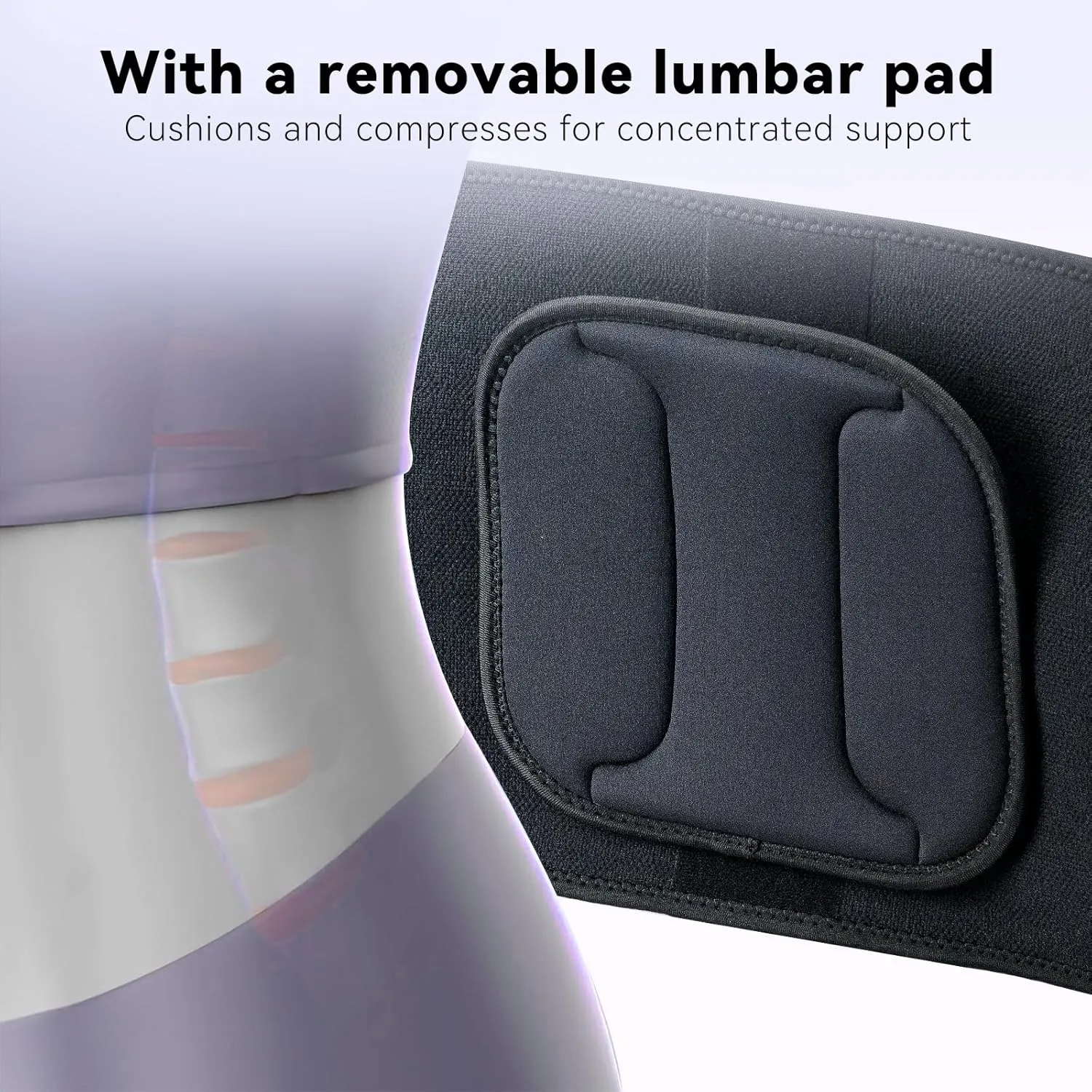 Back Brace for Lower Back Pain Relief for Women/Men with Lumbar Pad, Back Support Belt with 7 Stays for Heavy Lifting, Sedentariness, Breathable Lumbar Support for Herniated Disc, Sciatica - L