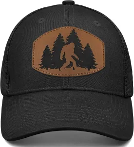 Bigfoot Sasquatch Gifts, Trucker Hats Mesh Baseball Cap Big Foot Gifts for Dad Men Bigfoot Lovers