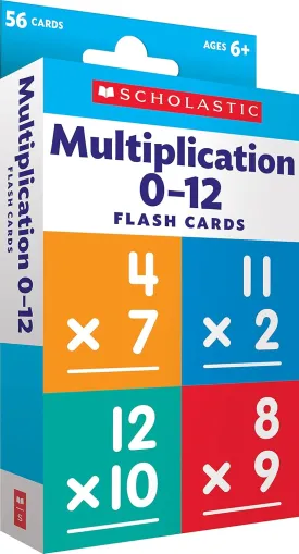 Flash Cards: Multiplication 0-12 Cards  March 1, 2018