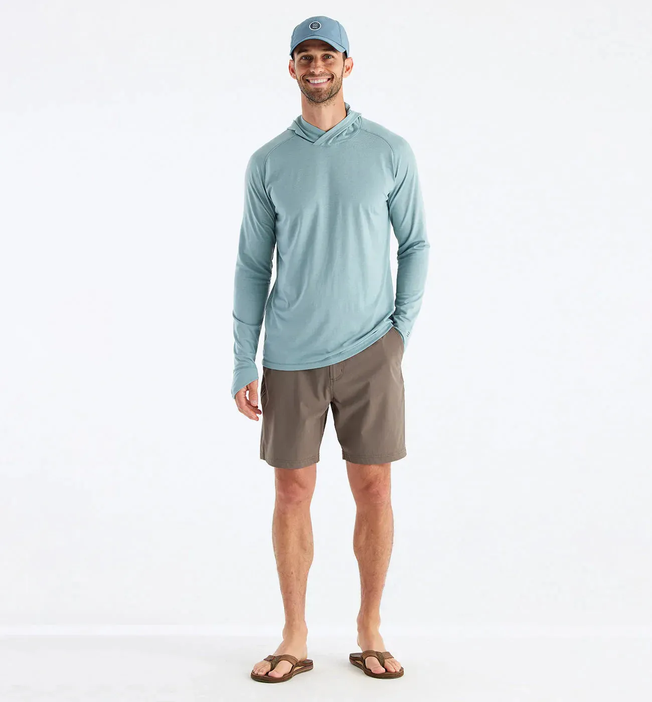 Free Fly Men's Latitude Short in Tobacco