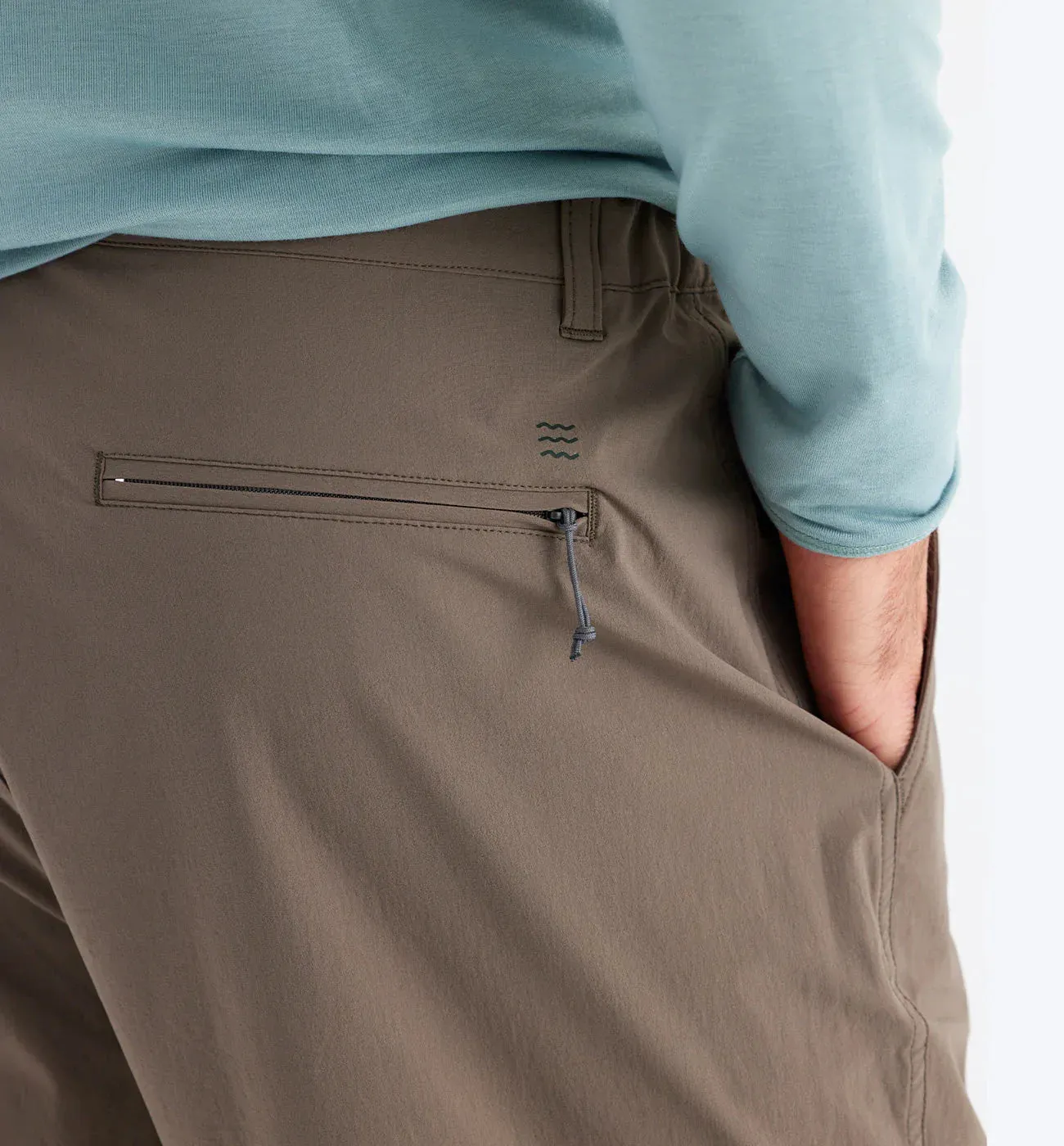 Free Fly Men's Latitude Short in Tobacco