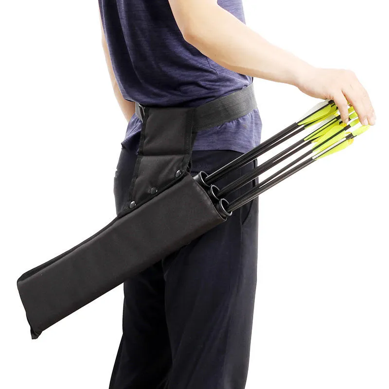 Hot Sales Two Colors Convenient Practical Double Strap Three-tube Quiver for Shooting Training