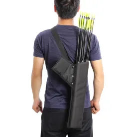 Hot Sales Two Colors Convenient Practical Double Strap Three-tube Quiver for Shooting Training