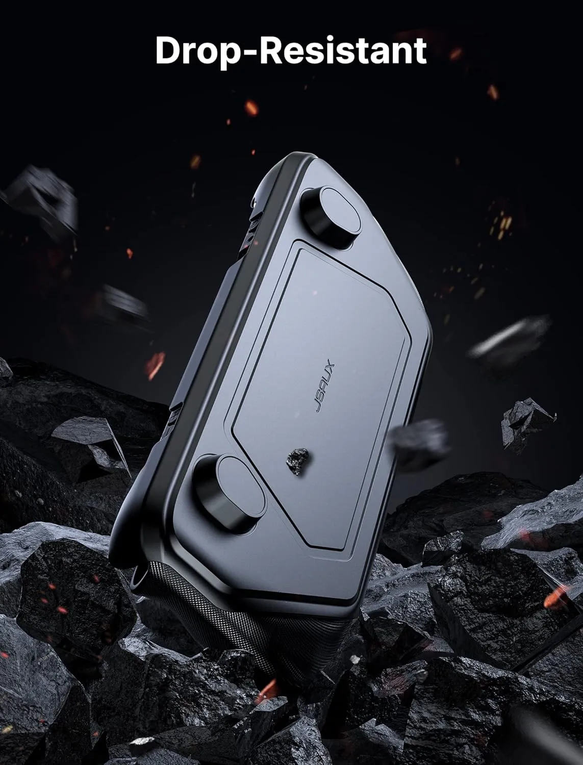 JSAUX ModCase for Steam Deck, PC0104 Modular Steam Deck Case with PB6501 20000mAh Power Bank Valve Steam Deck Accessories Include Back Case, Face Cover, Power Bank, Metal Bracket, Strap-Power Bank Set