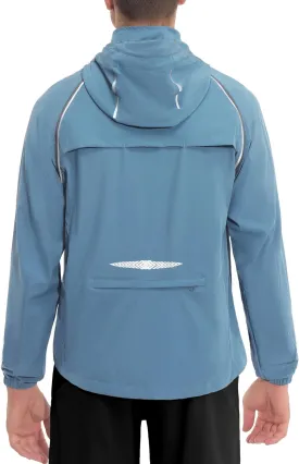Little Donkey Andy Men's Quick-dry Running Jacket, Convertible UPF 50  Cycling Jacket Windbreaker with Removable Sleeves