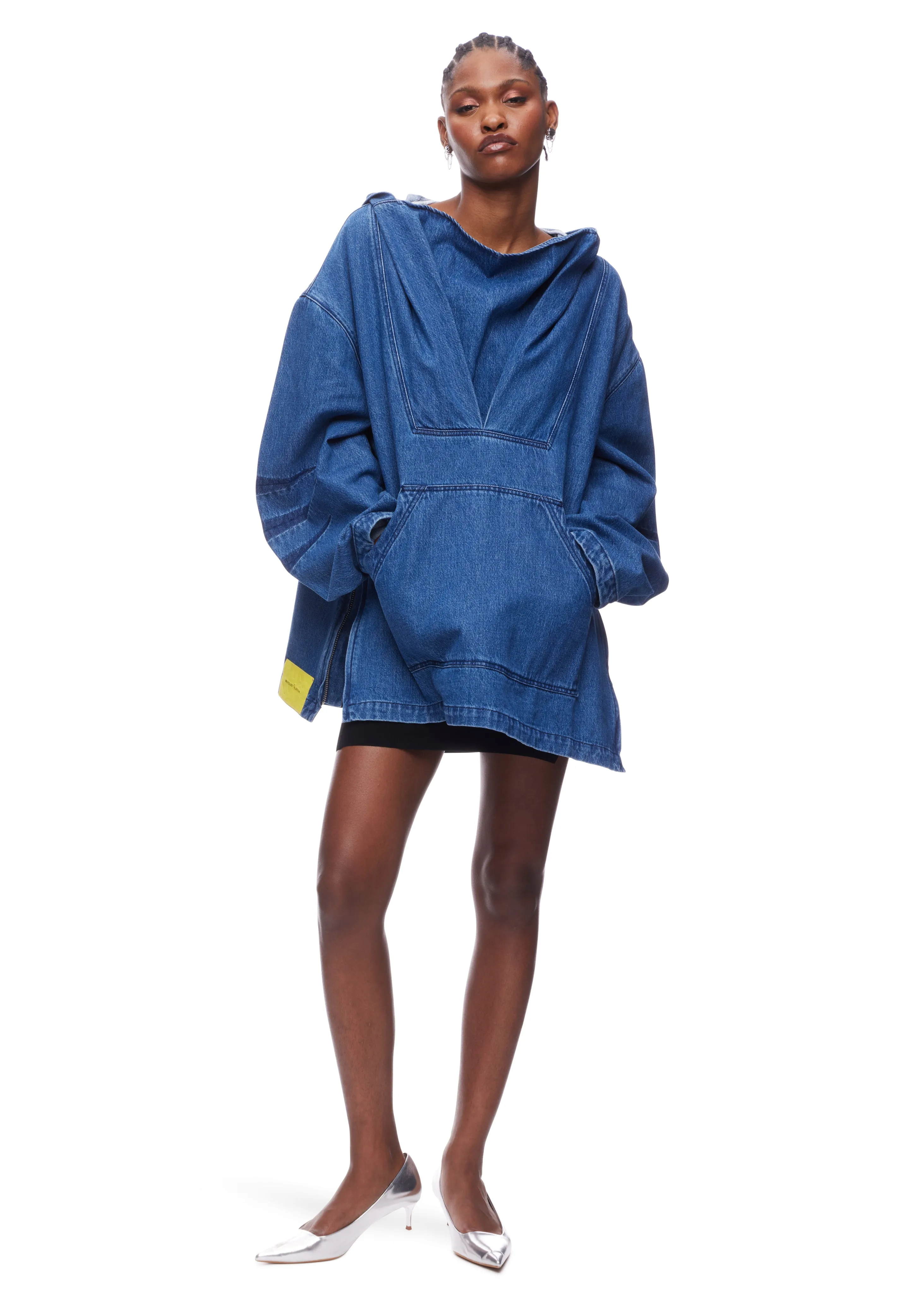 Marques Almeida Cowl Neck Hoodie