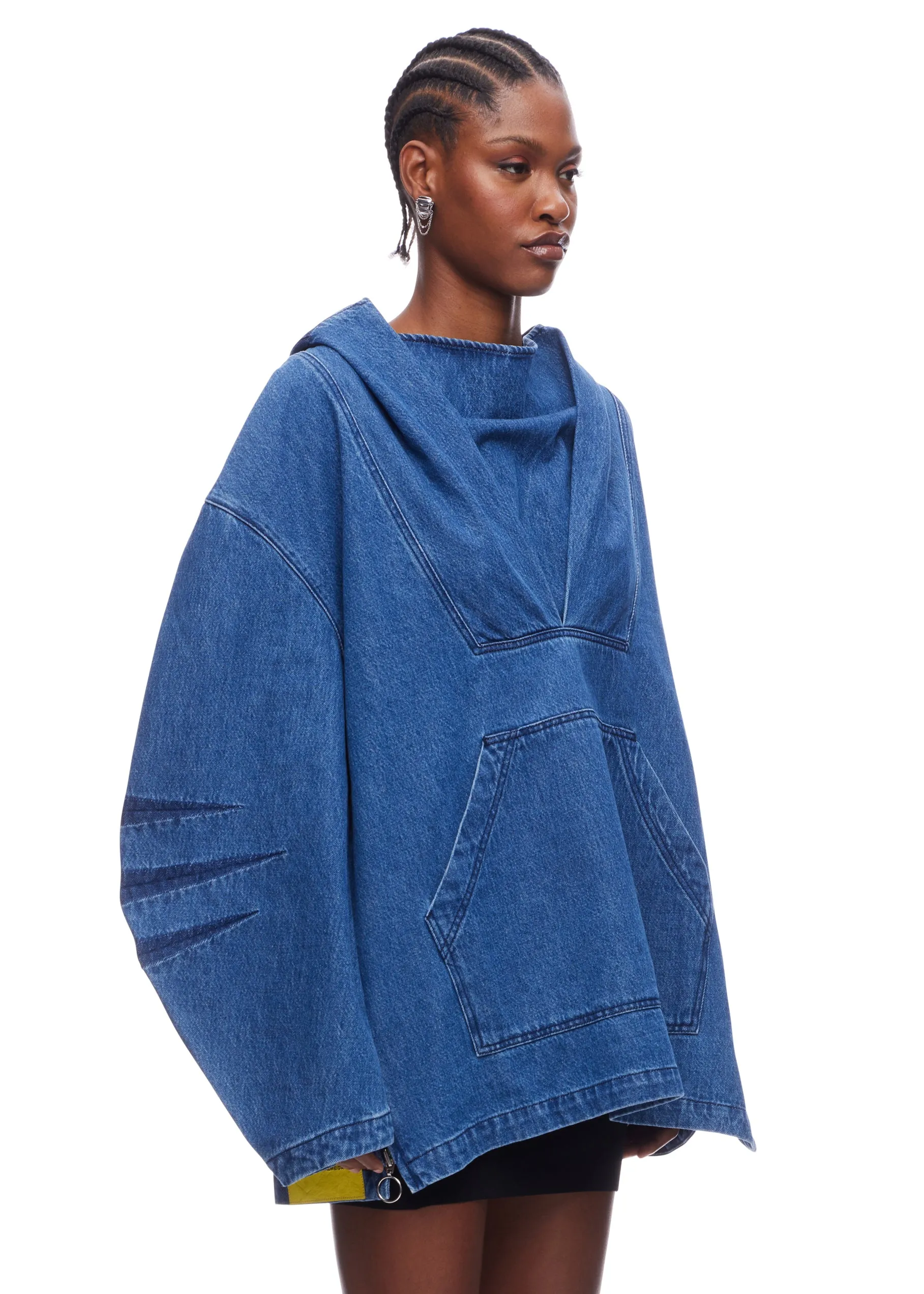 Marques Almeida Cowl Neck Hoodie