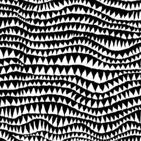 Sharks Teeth Kaffe Fasset 1 YARD
