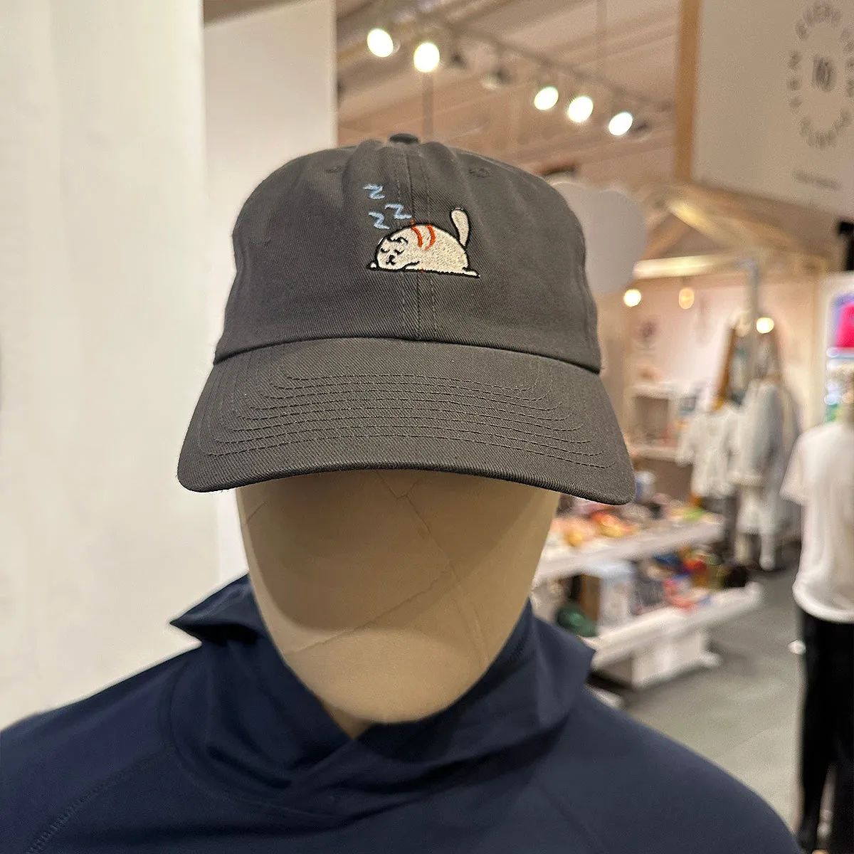 Sleepy Cat MAKE Original Charcoal Chino Cap