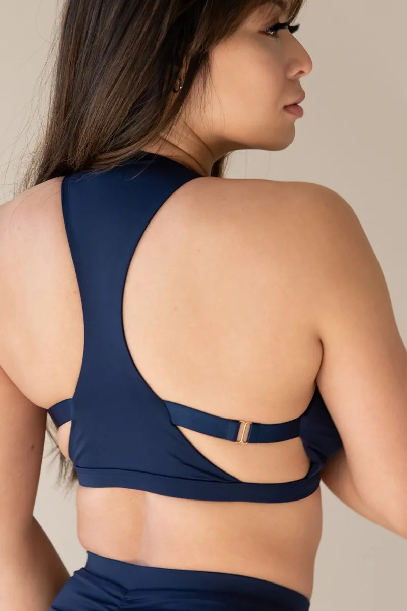 Tatiana Activewear Isla Top - Navy