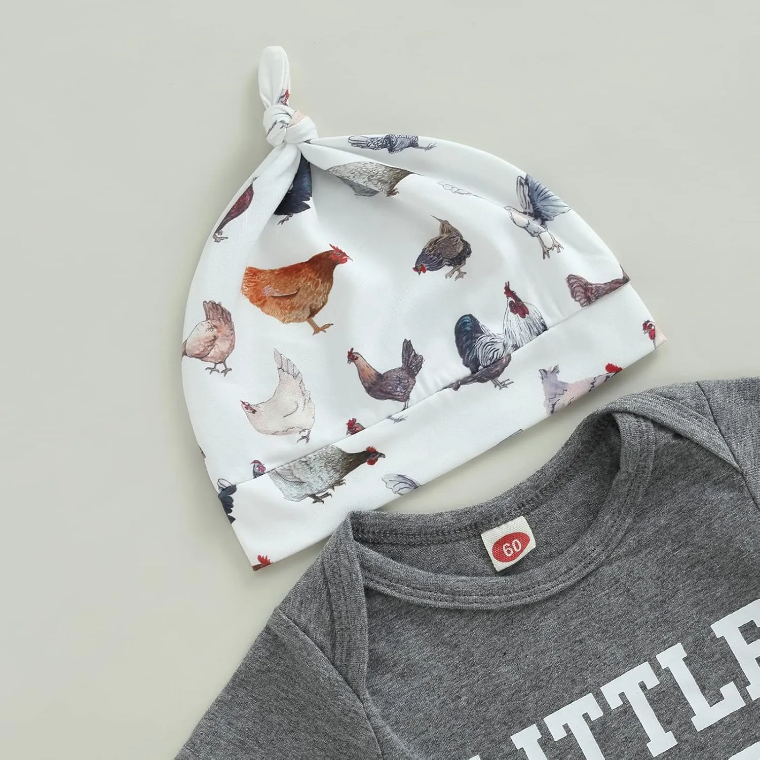 Twopumpkin Infant Baby Boy Farm Letter Bodysuit Romper and Long Pants Newborn Coming Home Outfit Cute Clothes Sets with Hat
