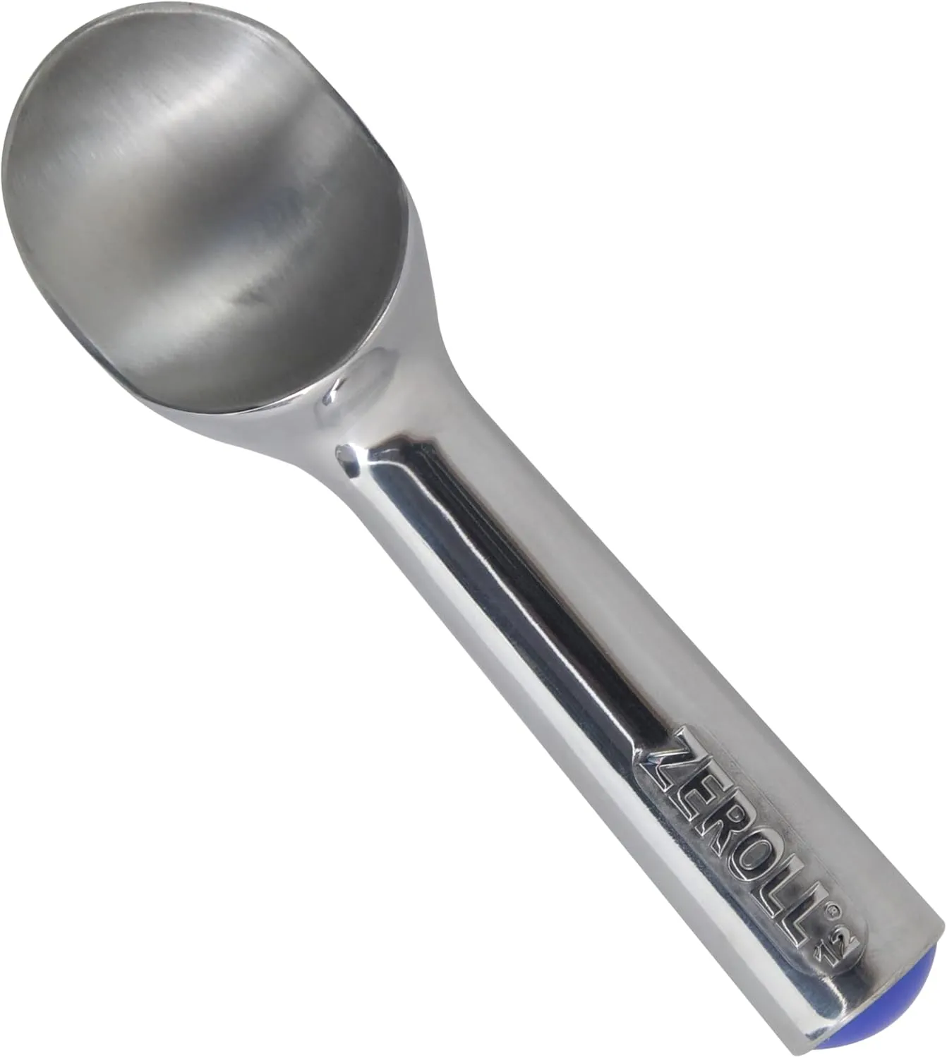 Zeroll 1012 Original Ice Cream Unique Liquid Filled Heat Conductive Handle Simple One Piece Aluminum Design Easy Release 24 Scoops per Gallon Made in USA, 3-Ounce, Silver