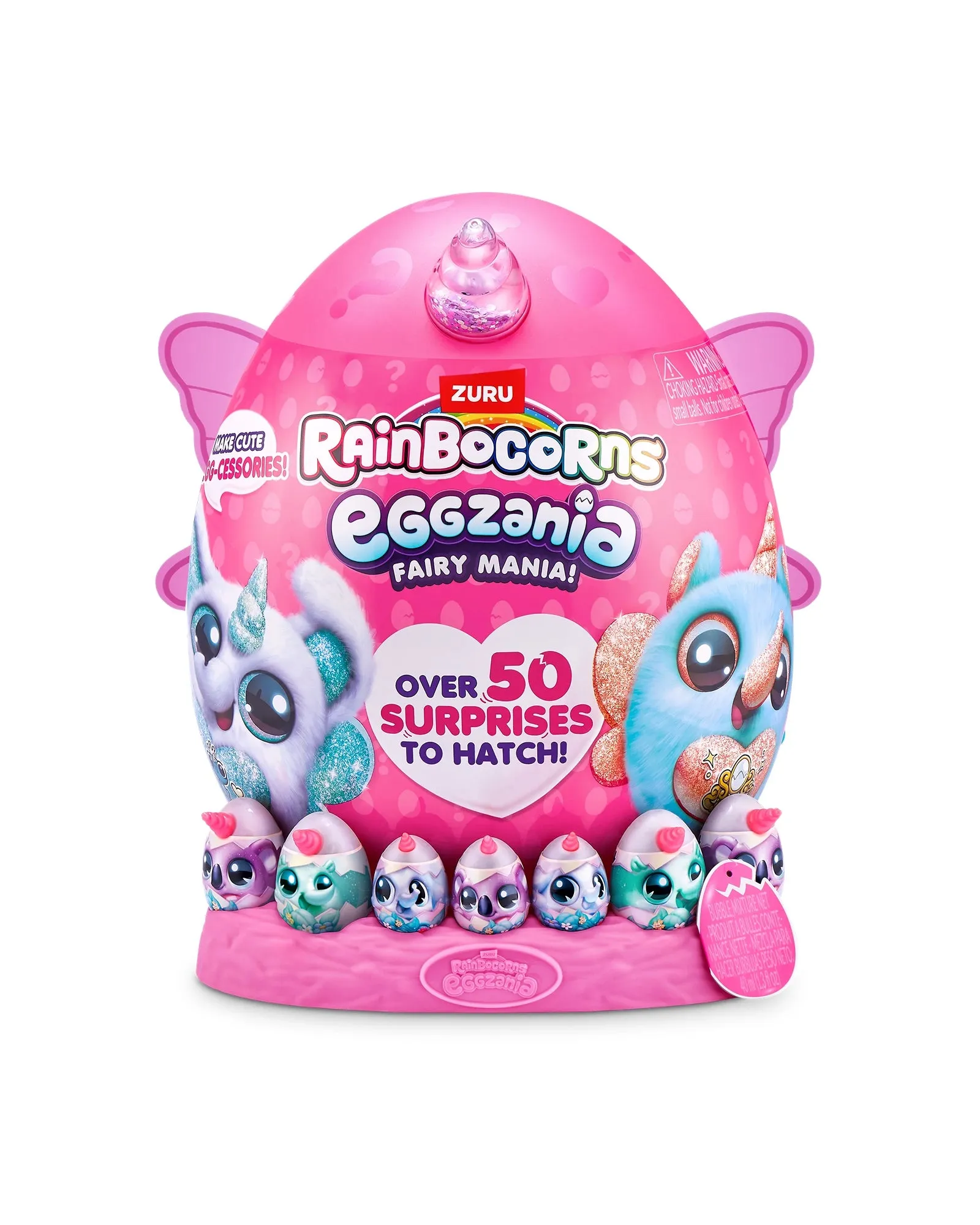 ZURU Rainbocorns Eggzania Fairy Mania Giant Surprise
